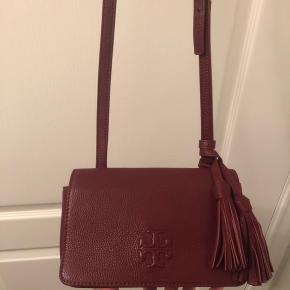 Tory Burch Handbags - Tory Burch Mini Thea Crossbody in Shiraz